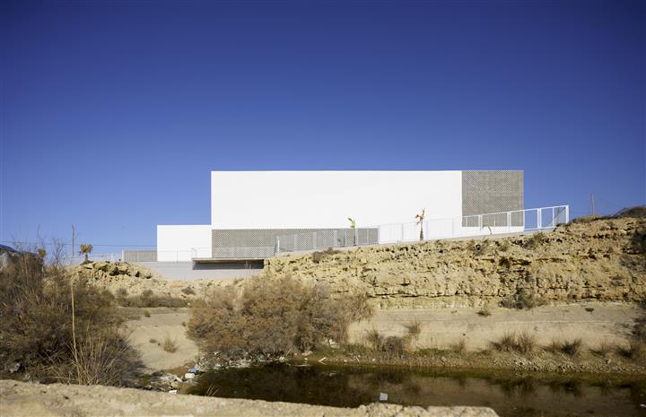 Vista de la fachada Sur