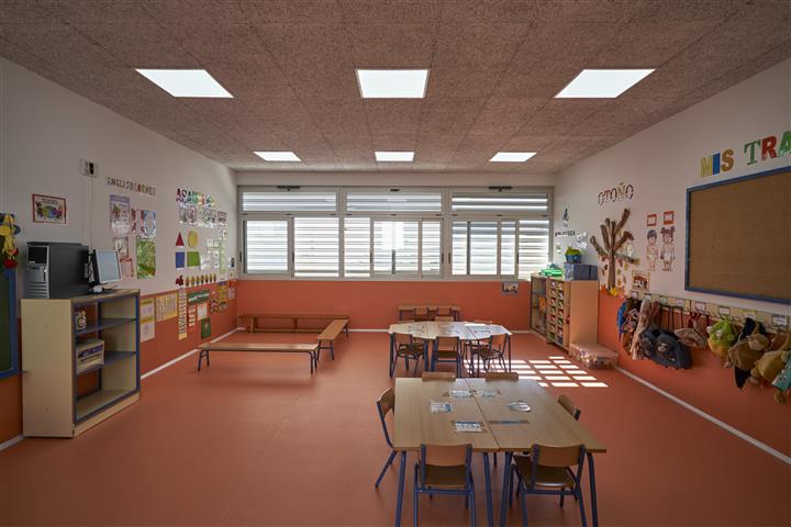 Interior de un aula de infantil