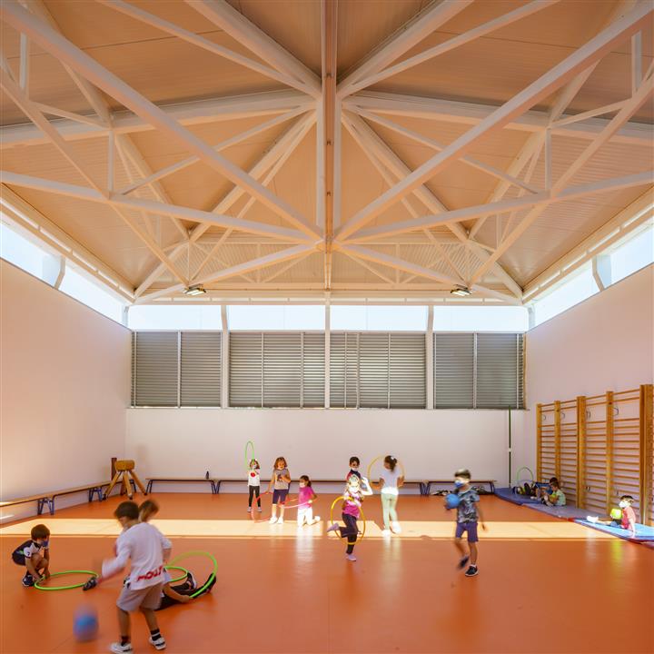 Interior del gimnasio