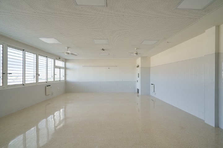 Vista interior de un aula